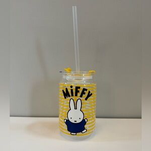 Miffy Iconic Canned Style 16 oz. Glass Tumbler